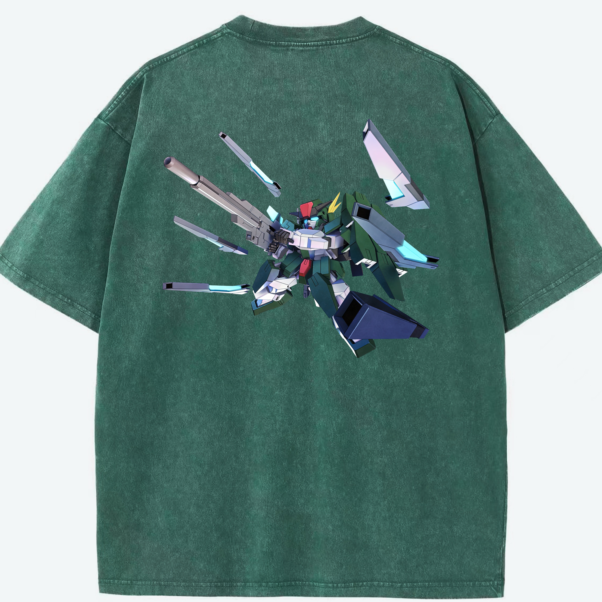 （画像用） 機動戦士ガンダム Mobile Suit Gundam 綿100% ヴィンテージ風 半袖Tシャツ（背面プリント）